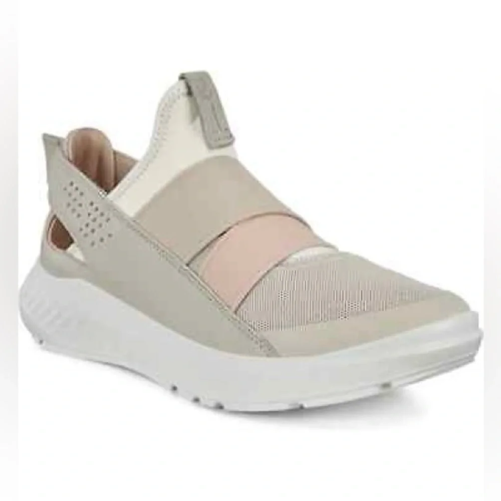 ECCO ST.1 Lite Womens NIB Slip-On Sneakers in Multicolor Gravel Leather - Picture 2 of 8